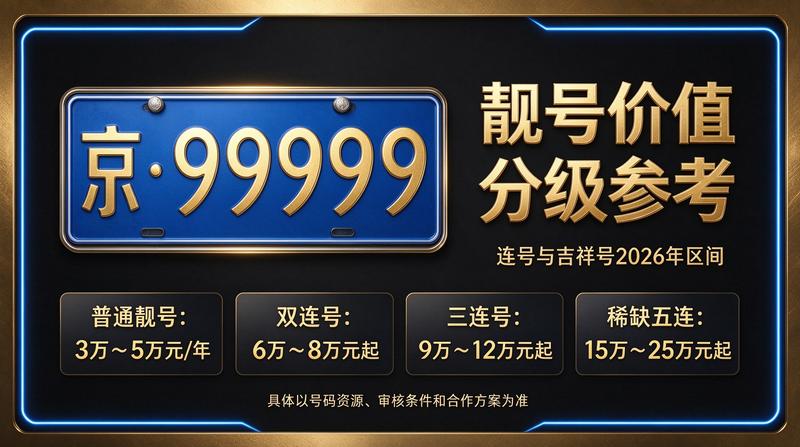 北京车牌闲置指标展示